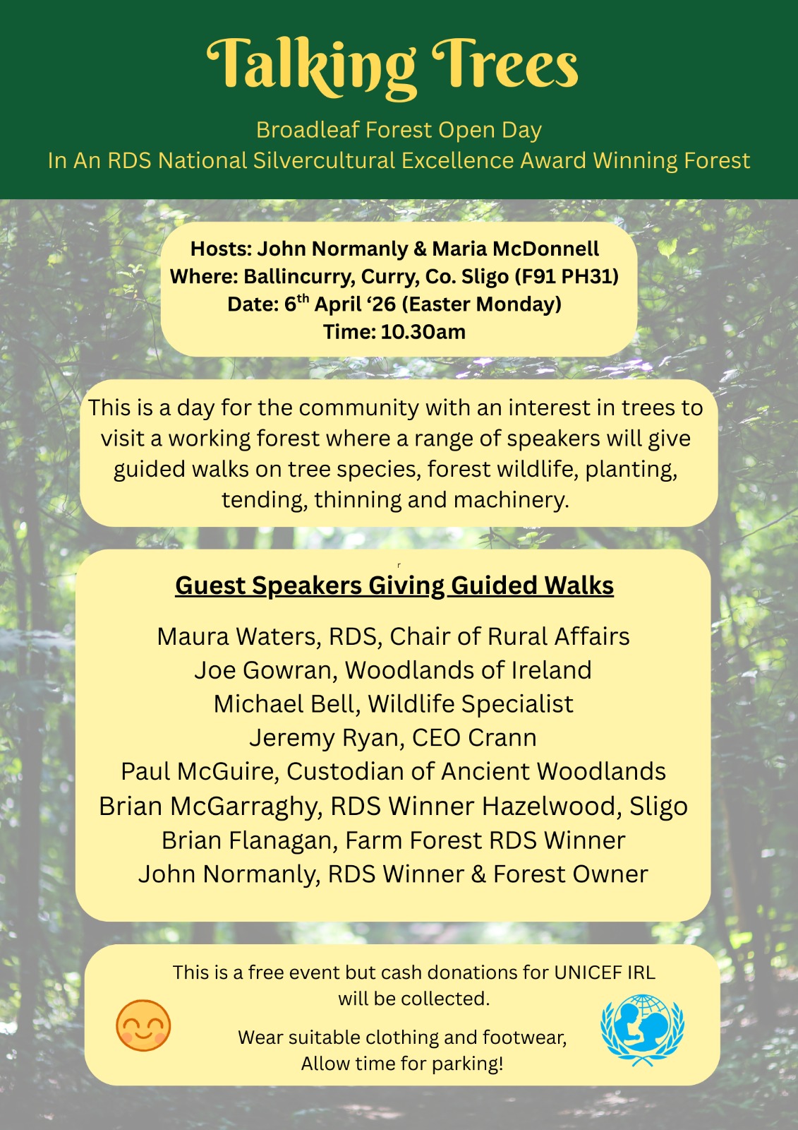 Talking Trees Broadleaf Open Day April 6th 2026 Talking Trees Broadleaf Open Day April 6th 2026